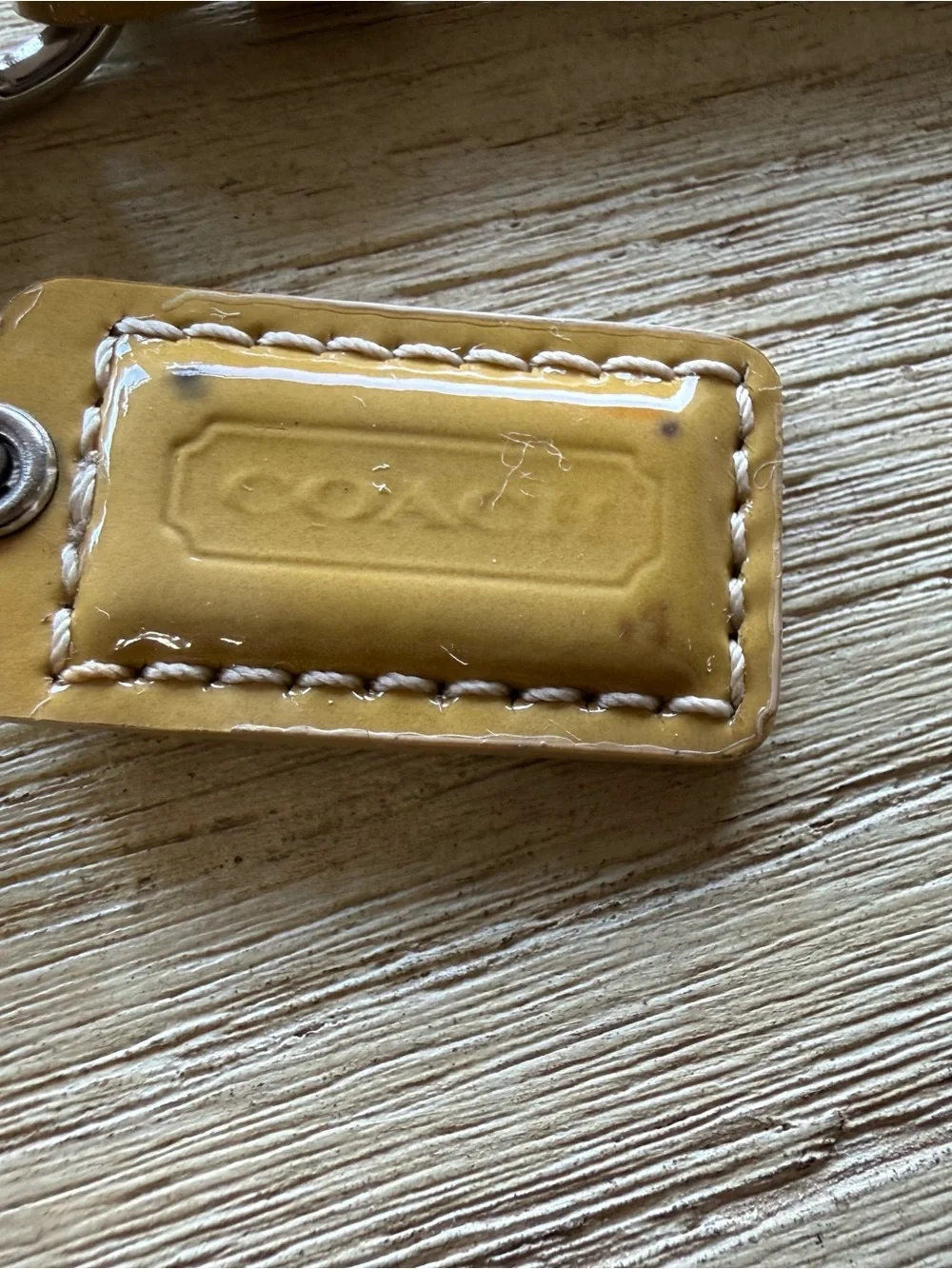 Coach REHAB Patent Leather Wristlet